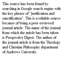 Theological Foundations for Character Formation Annotated Bibliography